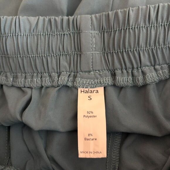 Halara Pants Women's Small Blue Lightweight Tie Straight Athletic Casual - Picture 5 of 8